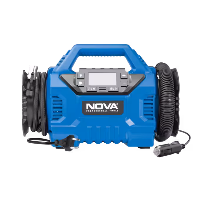مینی کمپرسور سه کاره فندکی و برق شهری نووا مدل 9163