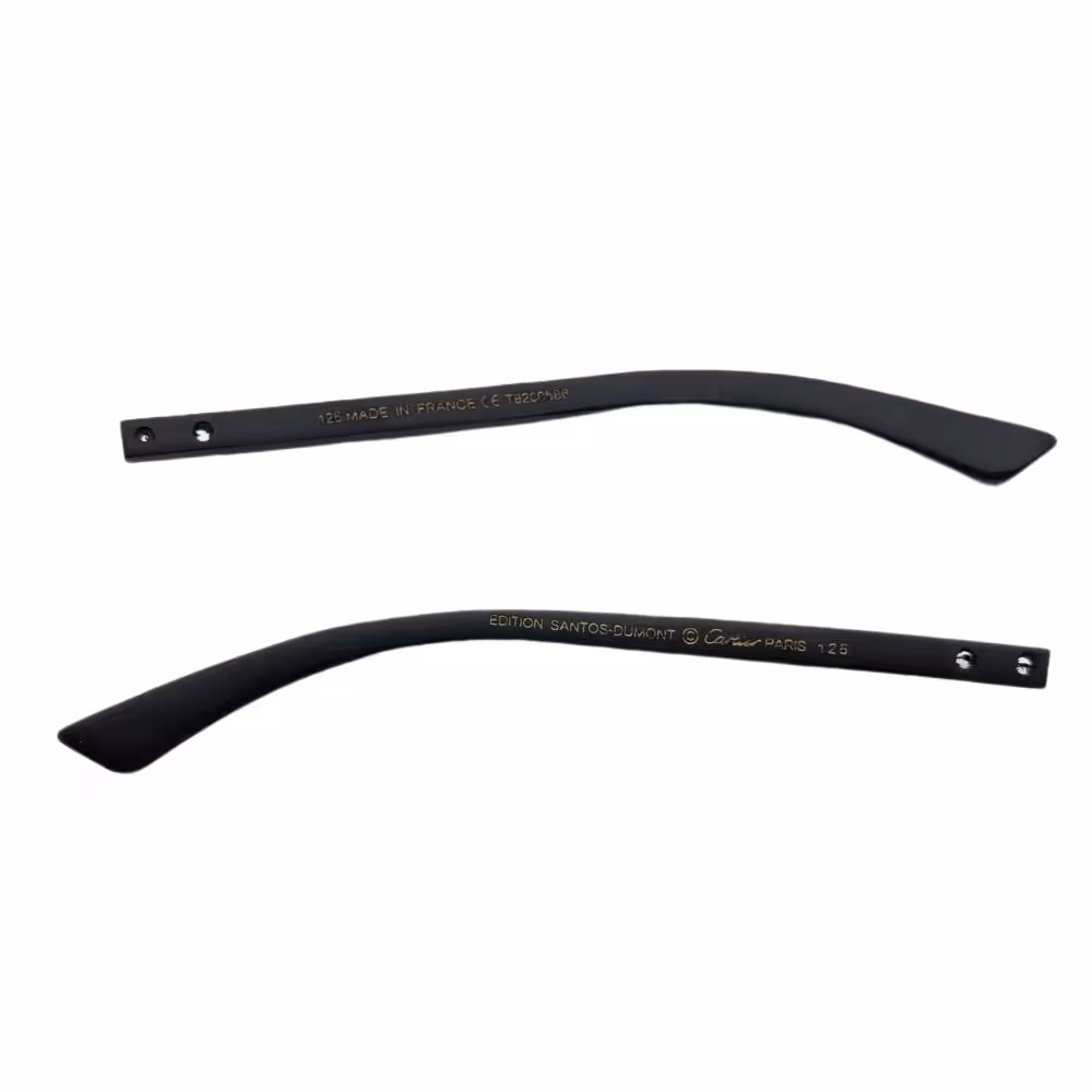 دسته عینک کارتیر چوبی مدل 125 مشکی