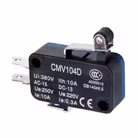 میکروسوئیچ اهرمی کوتاه قرقره دار CNTD مدل CMV104D