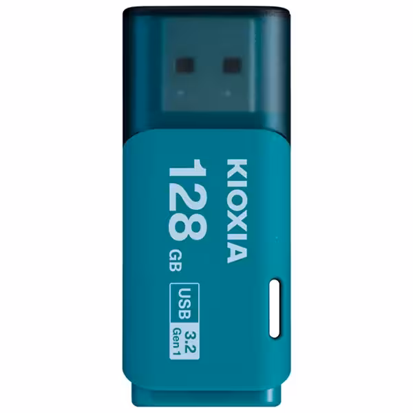 فلش کیوکسیا مدل U301 LU301L128GG4 USB3.2 Gen.1 با ظرفیت 128 گیگابایت
