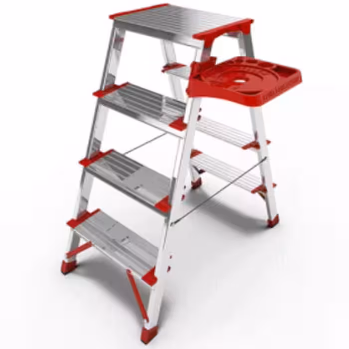 نردبان فراز پله مدل پرشین 19 پله دو تکه 5متری