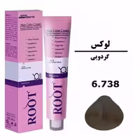 رنگ موی گردویی روت ROOT سری لوکس شماره 6.738 حجم 120 میلی لیتر