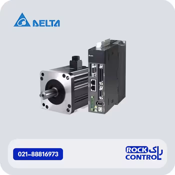 پک کامل سروو موتور 5.5KW با دور موتور 1500 دور تیپ A2 برند دلتا بدون ترمز