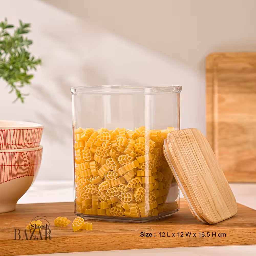 بانکه سارینا چهارگوش درب چوبی متوسط لیمون کد 2208