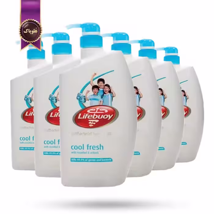 6 عدد شامپو بدن لایف بوی lifebuoy مدل کول فرش Cool Fresh حجم 500 میلی لیتر  (اورجینال)