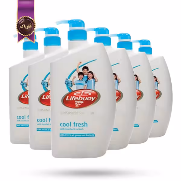 6 عدد شامپو بدن لایف بوی lifebuoy مدل کول فرش Cool Fresh حجم 500 میلی لیتر  (اورجینال)