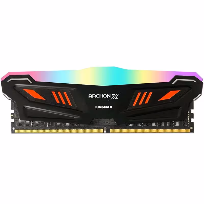 رم کامپیوتر DDR5 تک کاناله 5600 مگاهرتز CL36 کینگ مکس مدل Archon X RGB ظرفیت 16 گیگابایت