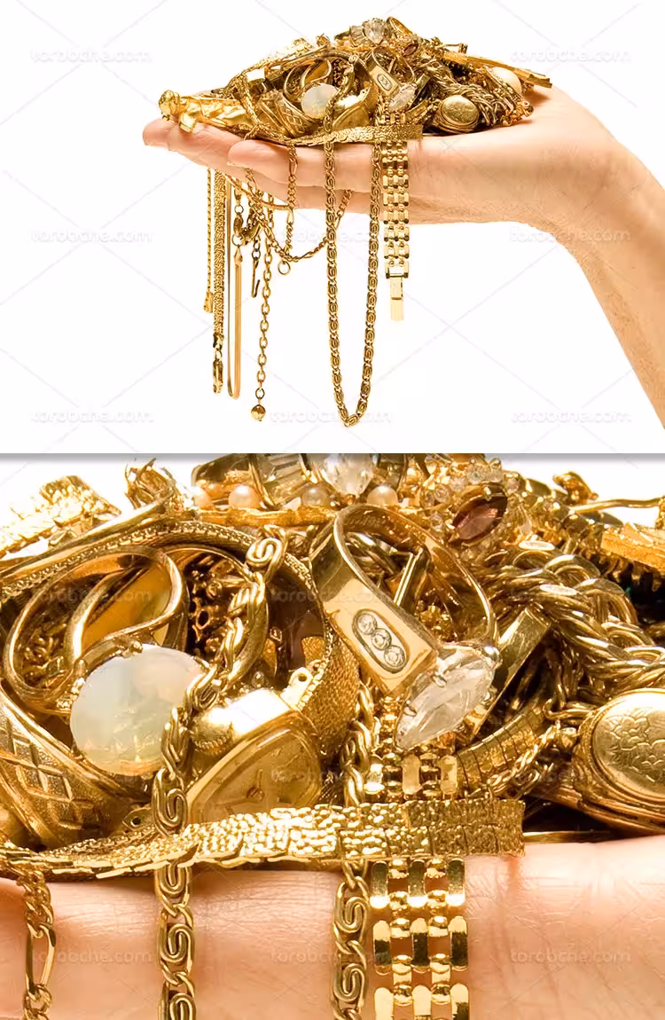 عکس زیور آلات طلا | گرافیک با طعم تربچه