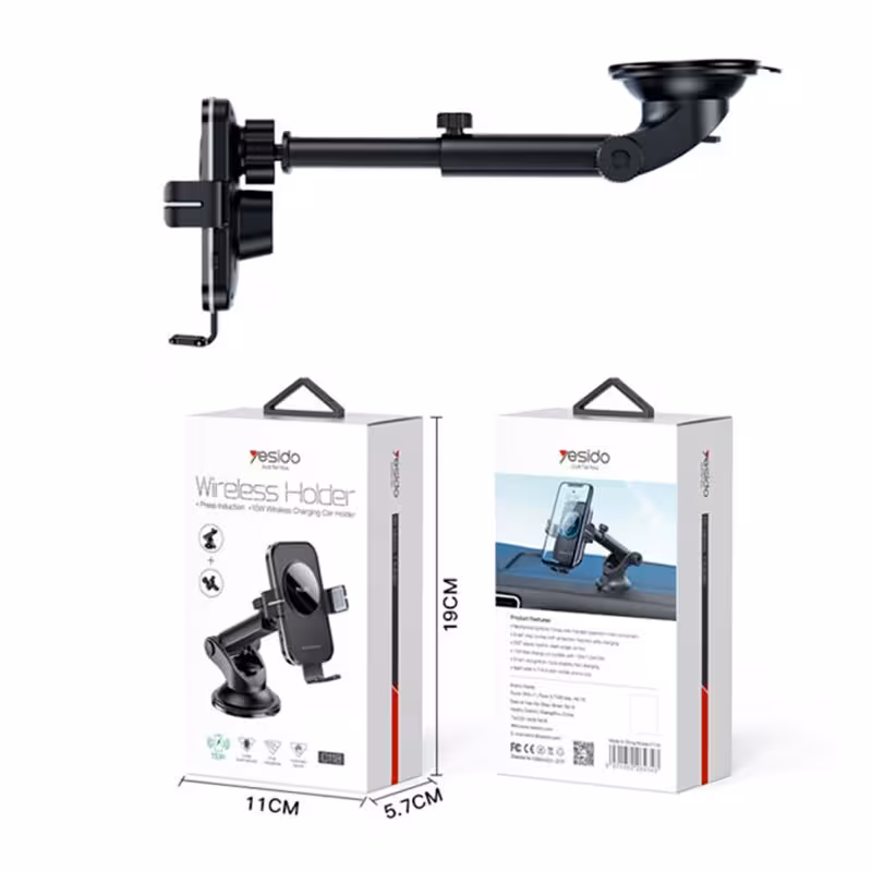 پایه نگهدارنده و شارژر بی سیم گوشی موبایل یسیدو مدل Yesido C188