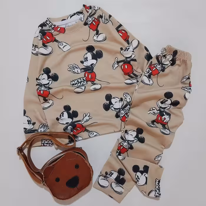 ست بلوز شلوار  میکی موس 9 ماه تا 8 سال 