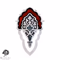 نشان کتاب نقره بوکمارک اسلیمی مدل BMIM 7