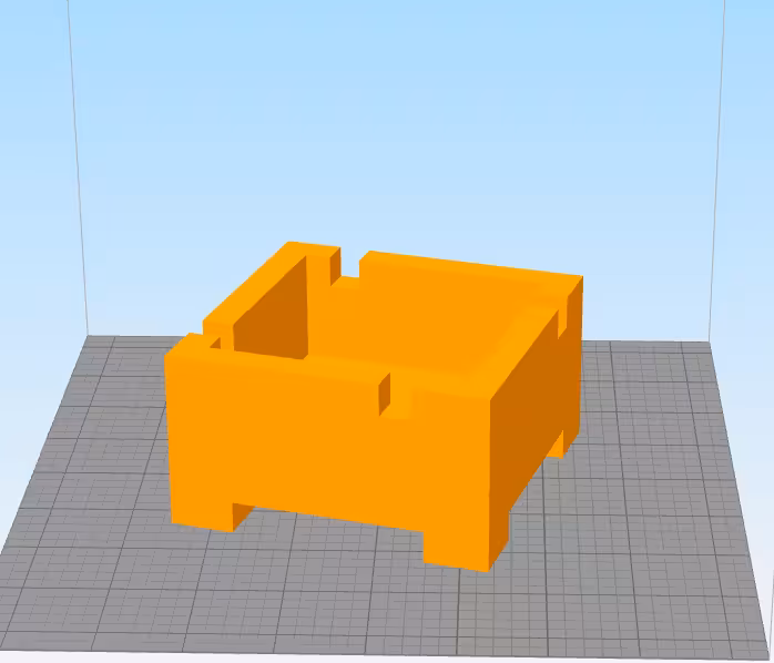 مدل سه بعدی زیرسیگاری مربع (STL)