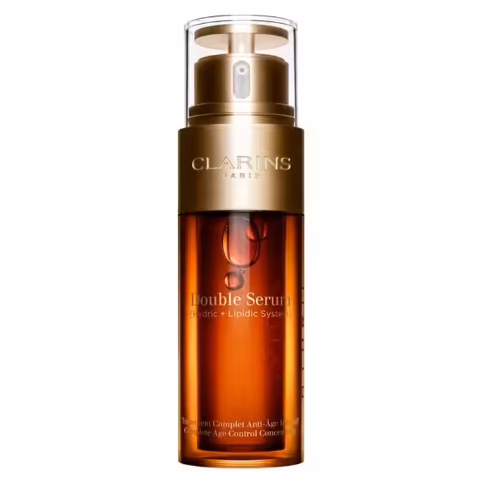 دابل سرم ضد پیری کلارنس سری جدید | کنسانتره صاف کننده و کنترل پیری پوست | 30 میل