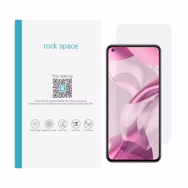 گلس شیائومی Mi 11 Lite 5G NE مدل نانو هیدروژل شفاف برند راک اسپیس کد S