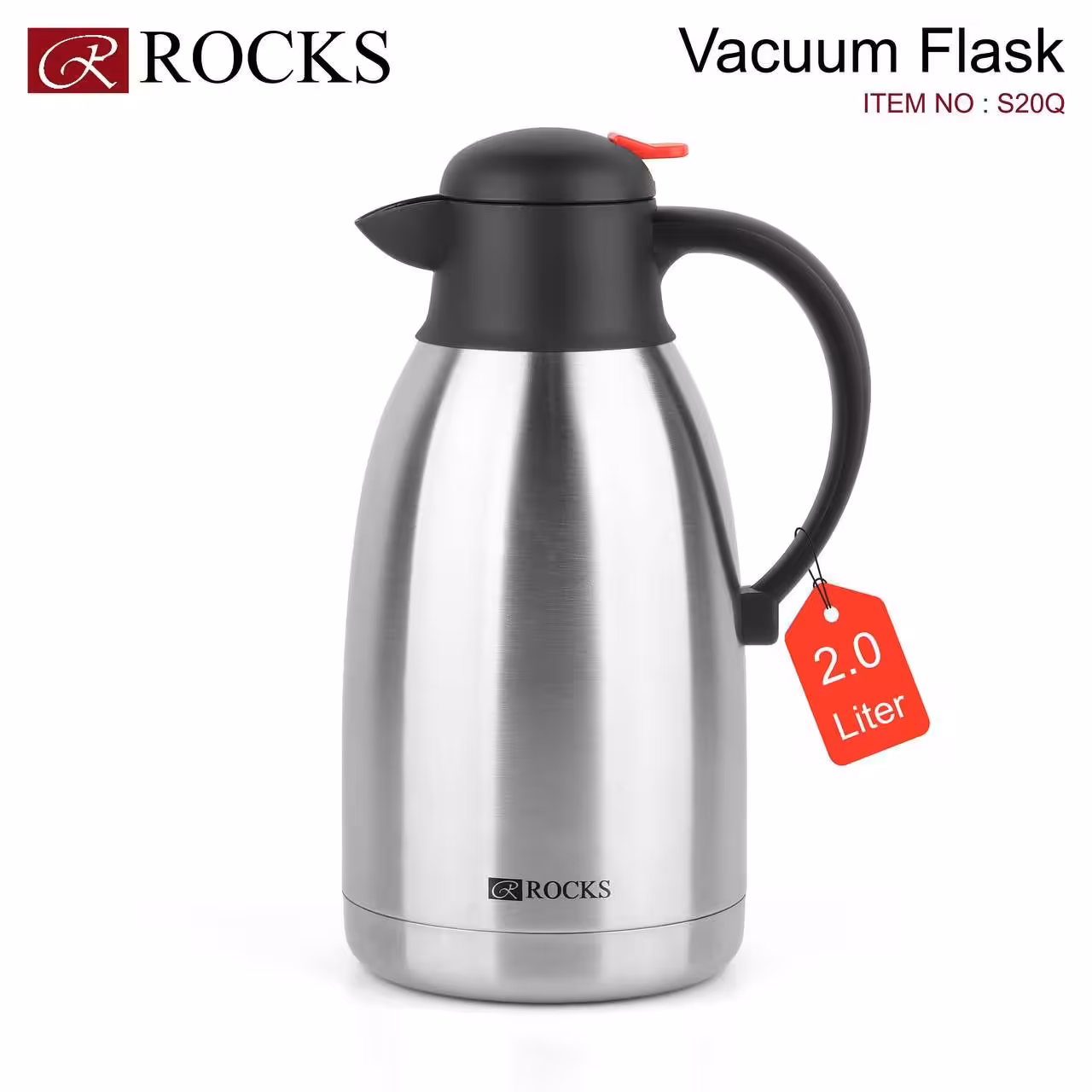 فلاسک 2 لیتر استیل راکس مدل s20
