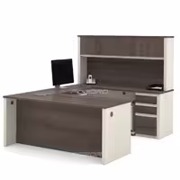مجموعه میز ال دار و کتابخانه فوبورو مدل طوس