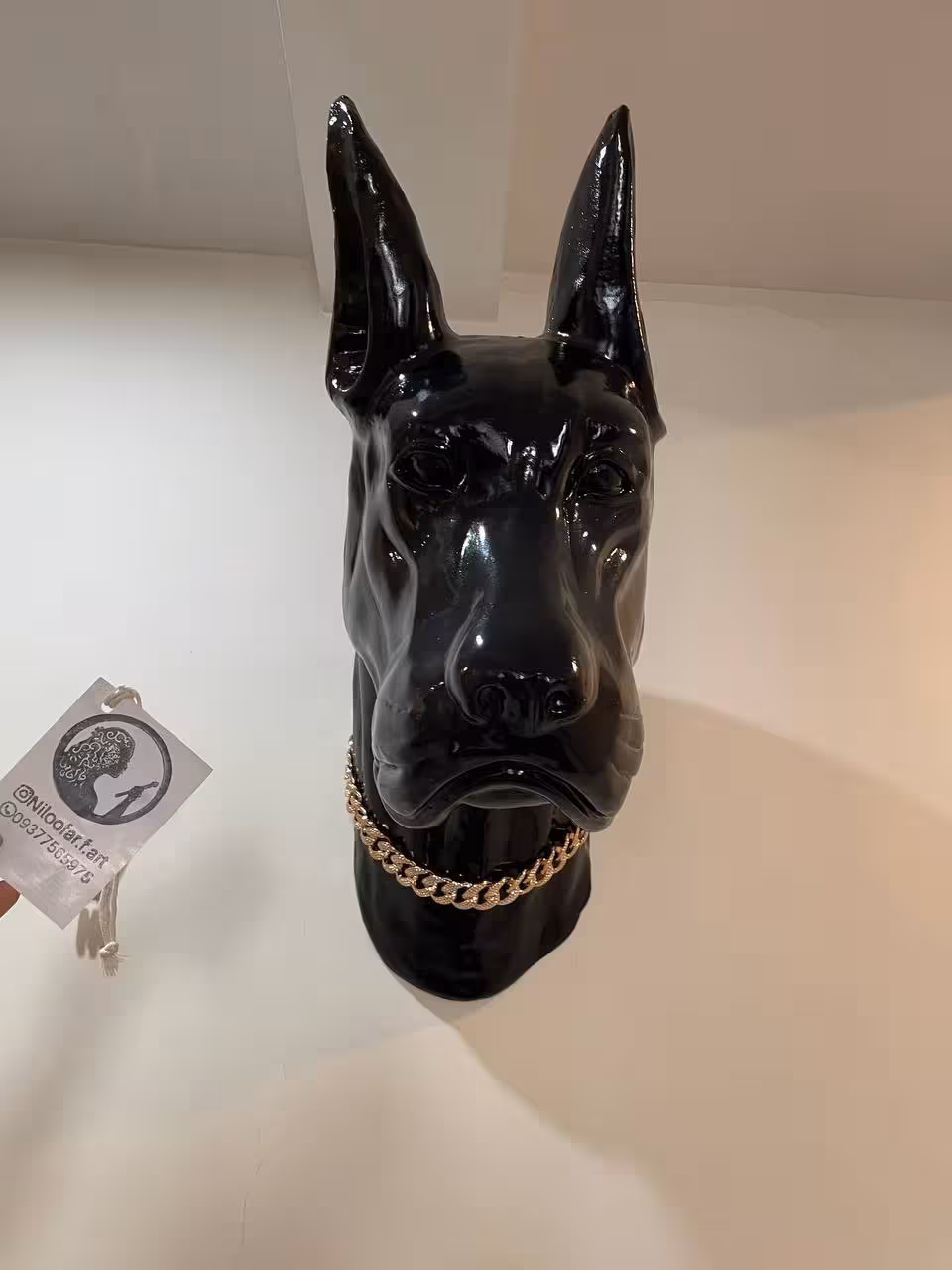 مجسمه دیواری سگ  کد 38