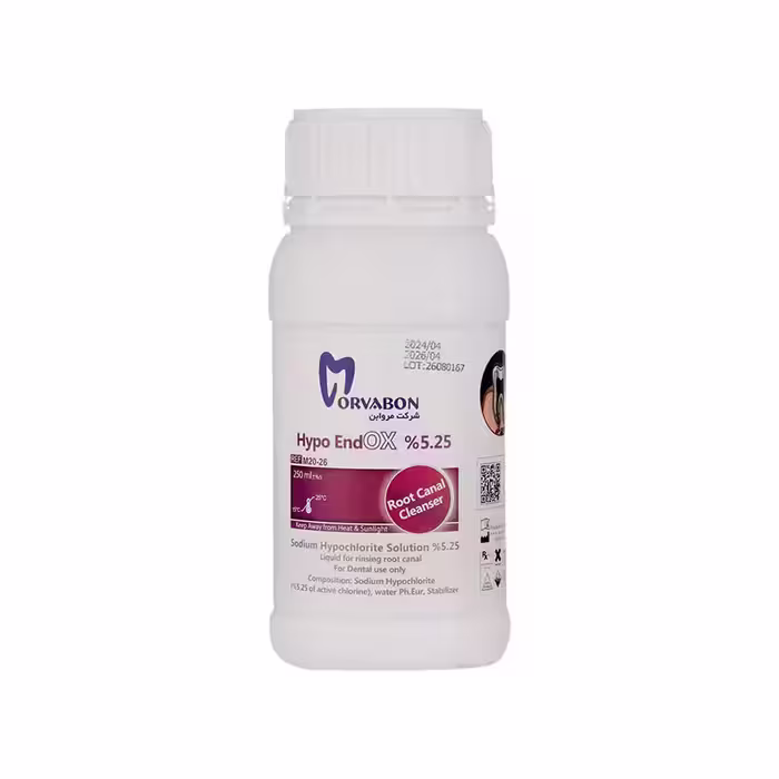 محلول هایپو کلرید سدیم 250 میلی لیتری مروابن Morvabon – Hypo Endox
