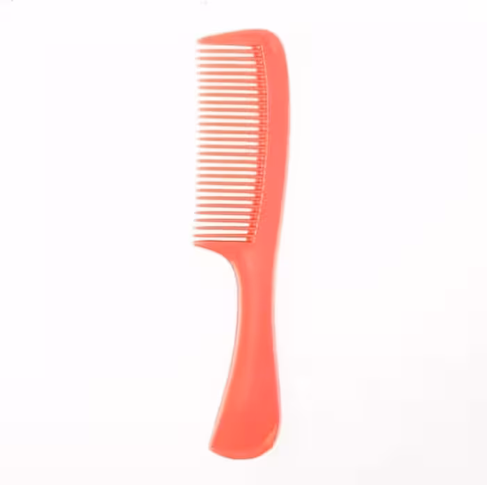 شانه سر ساده صورتی کد com10