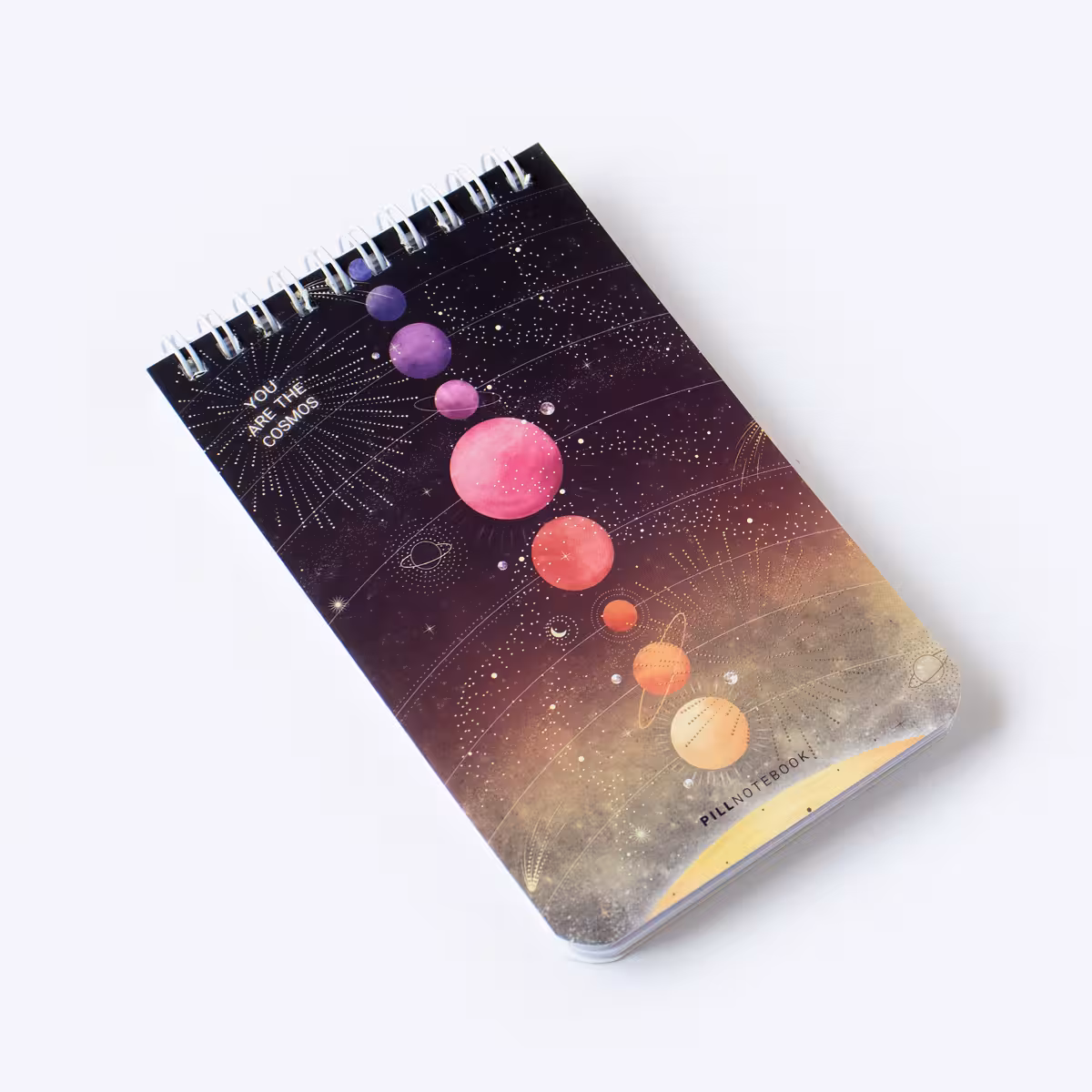 دفترچه خط دار کهکشان بنفش پیل (PILL)