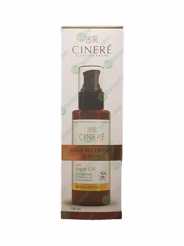 سرم احیا کننده موی سر سینره حاوی روغن آرگان 100 میلی لیتر – Cinere Hair Recovery Serum 100 ml