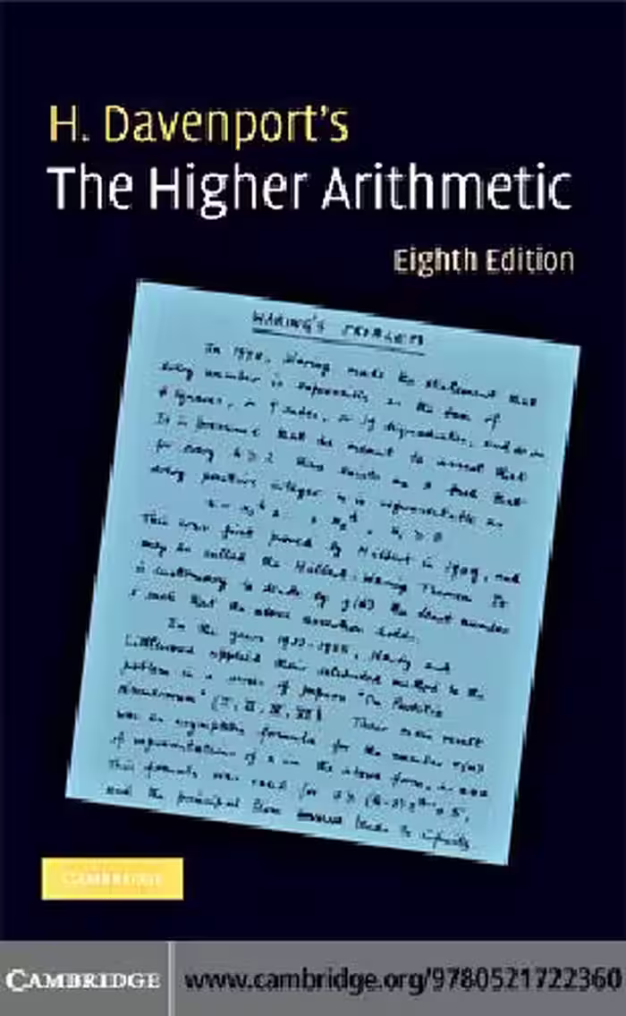 خرید و دانلود نسخه کامل کتاب The Higher Arithmetic: An Introduction to the Theory of Numbers