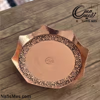 سینی مسی گرد چکشی ارغوان