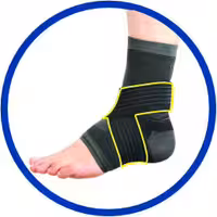 قوزک بند کشی با کش دوبل پین مد کد 5001