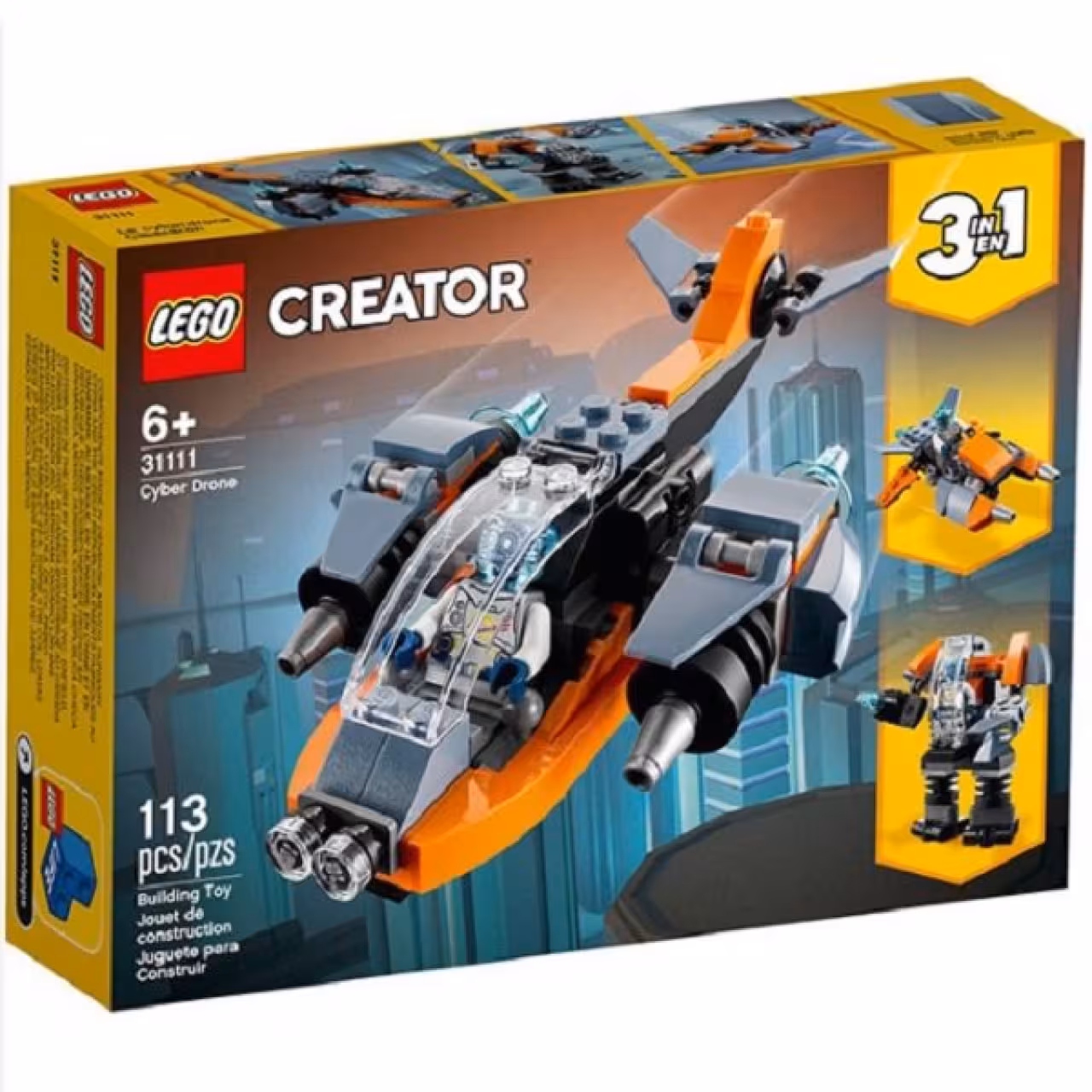 لگو کد 31111 مدل Cyber Drone مدل کریتور