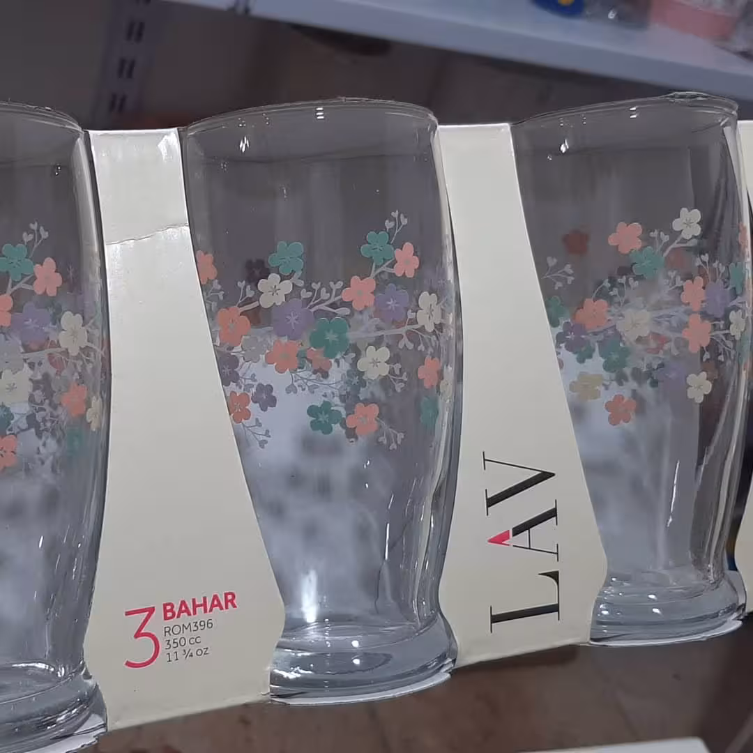 لیوان ترک طرح بهار برندLAVپک 3تایی