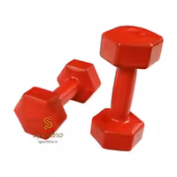 دمبل ایروبیک روکش‌ دار 1 کیلوگرمی بسته دو عددی