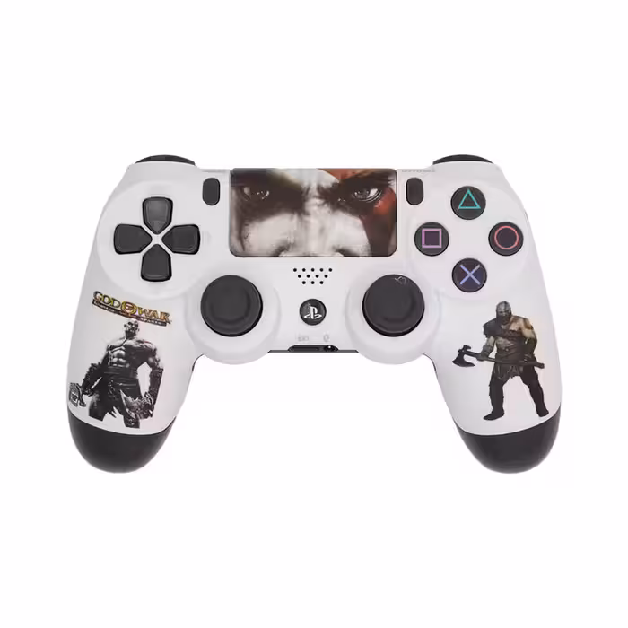 خرید و قیمت دسته بازی بی سیم سونی Dualshock 4 High Copy  طرح GOD OF WAR 4 مناسب برای PS4