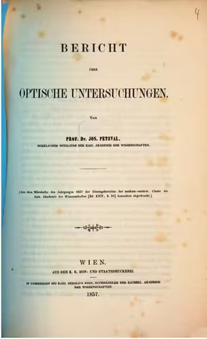خرید و دانلود نسخه کامل کتاب Bericht über optische Untersuchungen