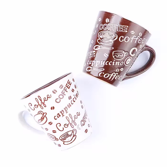 لیوان سرامیکی طرح coffe