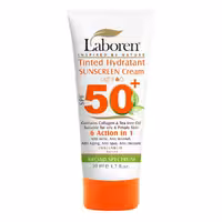 ضد آفتاب رنگ لایت لابورن مناسب پوست چرب و جوش دار  SPF50 حجم 50 میل
