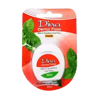 نخ دندان نازک نعناع و توت فرنگی 50 متری دینا