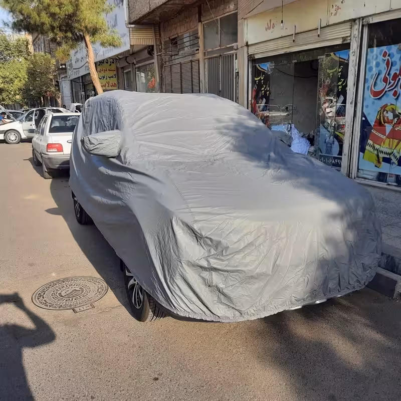 چادر خودرو کرک دار مناسب برای ساندرو با فیلم محصول