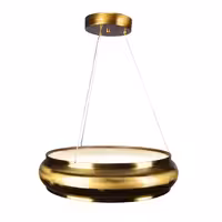 لوستر مدرن چشمه نور کد NL9009/45 – در رنگ های طلایی – کروم