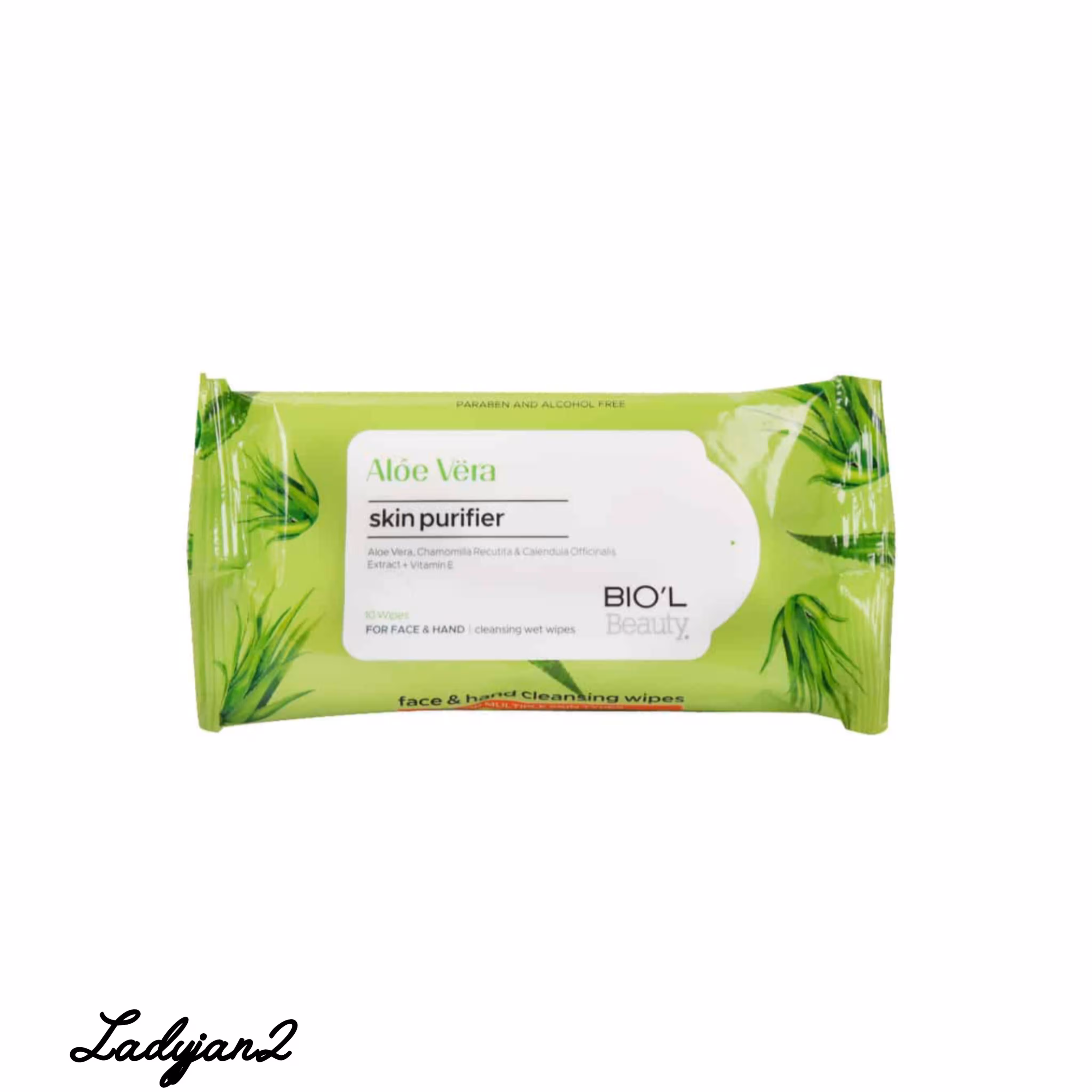 دستمال مرطوب آلوئه ورا بیول 10 عددی