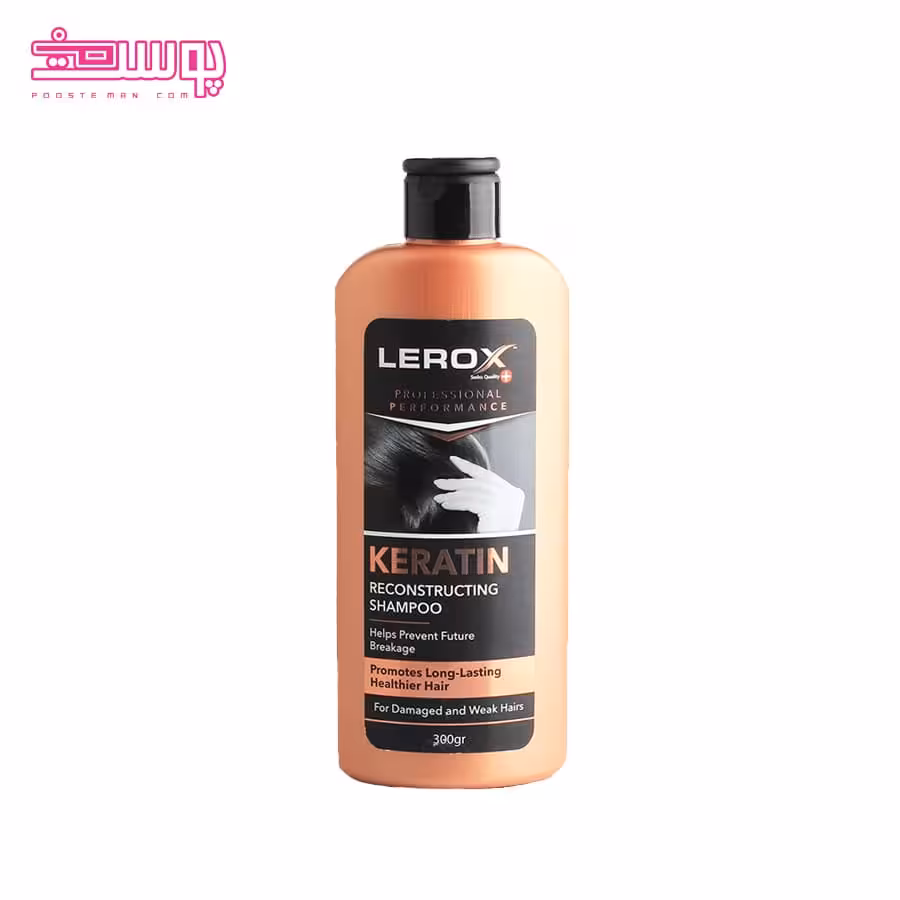 شامپو کراتینه لروکس حجم 300ml