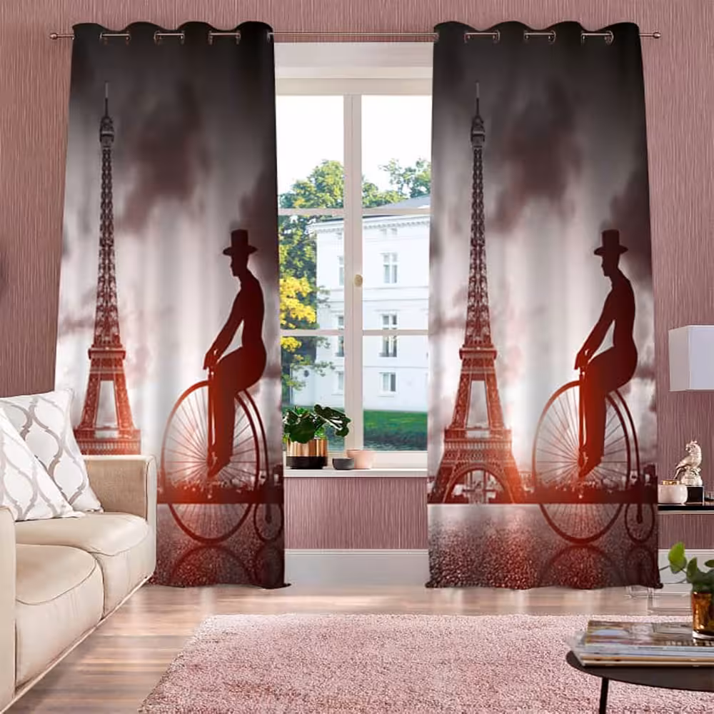 پرده پانچی کد 11 (طرح برج ایفل)