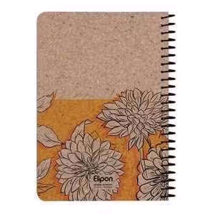 دفتریادداشت 100برگ 140*210 سیمی کلاسیک کرافت الیپون کد275کارتن24عددی