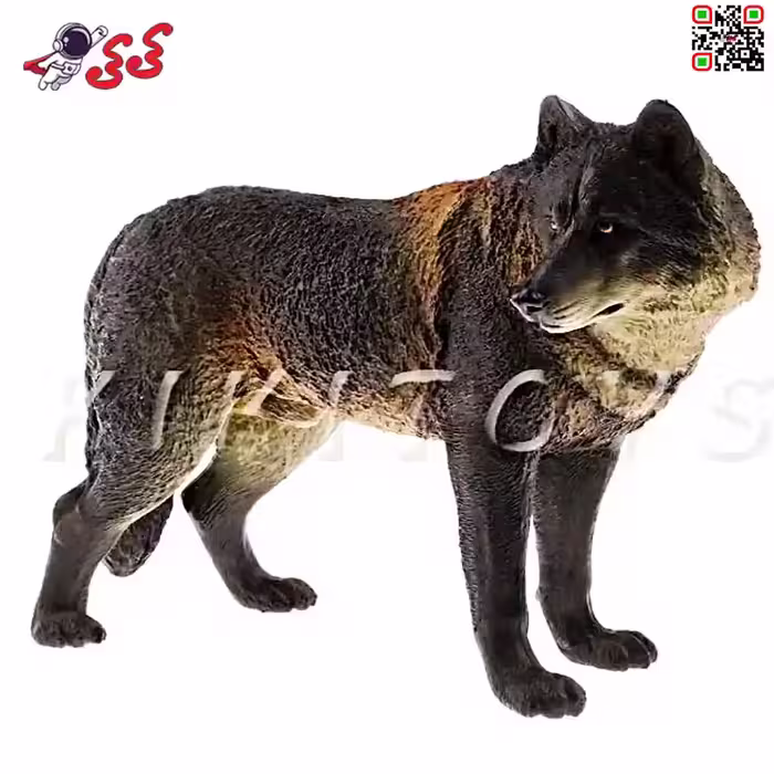 فیگور حیوانات ماکت گرگ سایز بزرگ Fiqure of wolf 791
