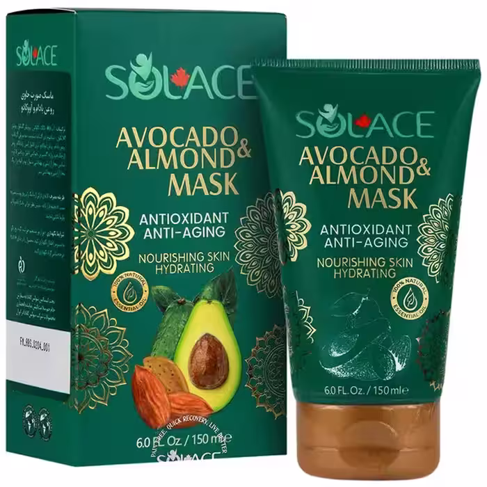 ماسک صورت روغن بادام و آووکادو سولس