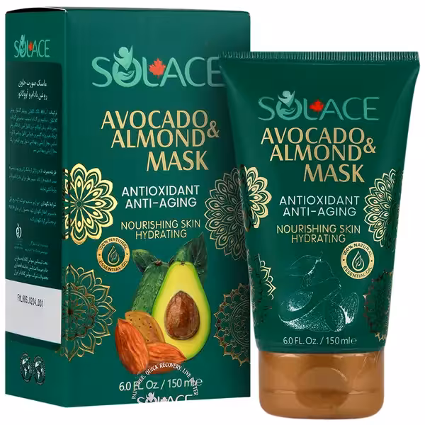 ماسک صورت روغن بادام و آووکادو سولس