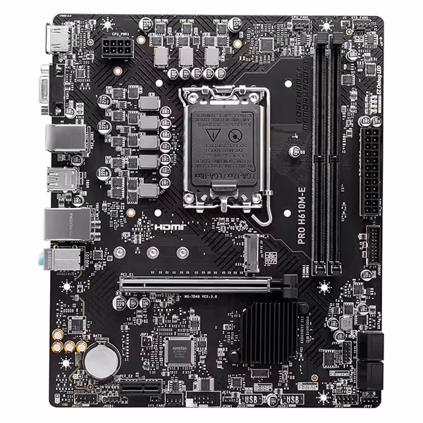 مادربرد ام اس آی مدل PRO H610M-E D5