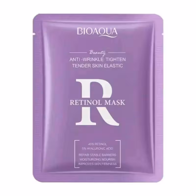 خرید ماسک ورقه ای رتینول بیوآکوا BIOAQUA
