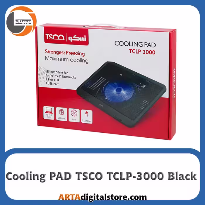 کول پد لپ تاپ تسکو TSCO TCLP-3000 Black