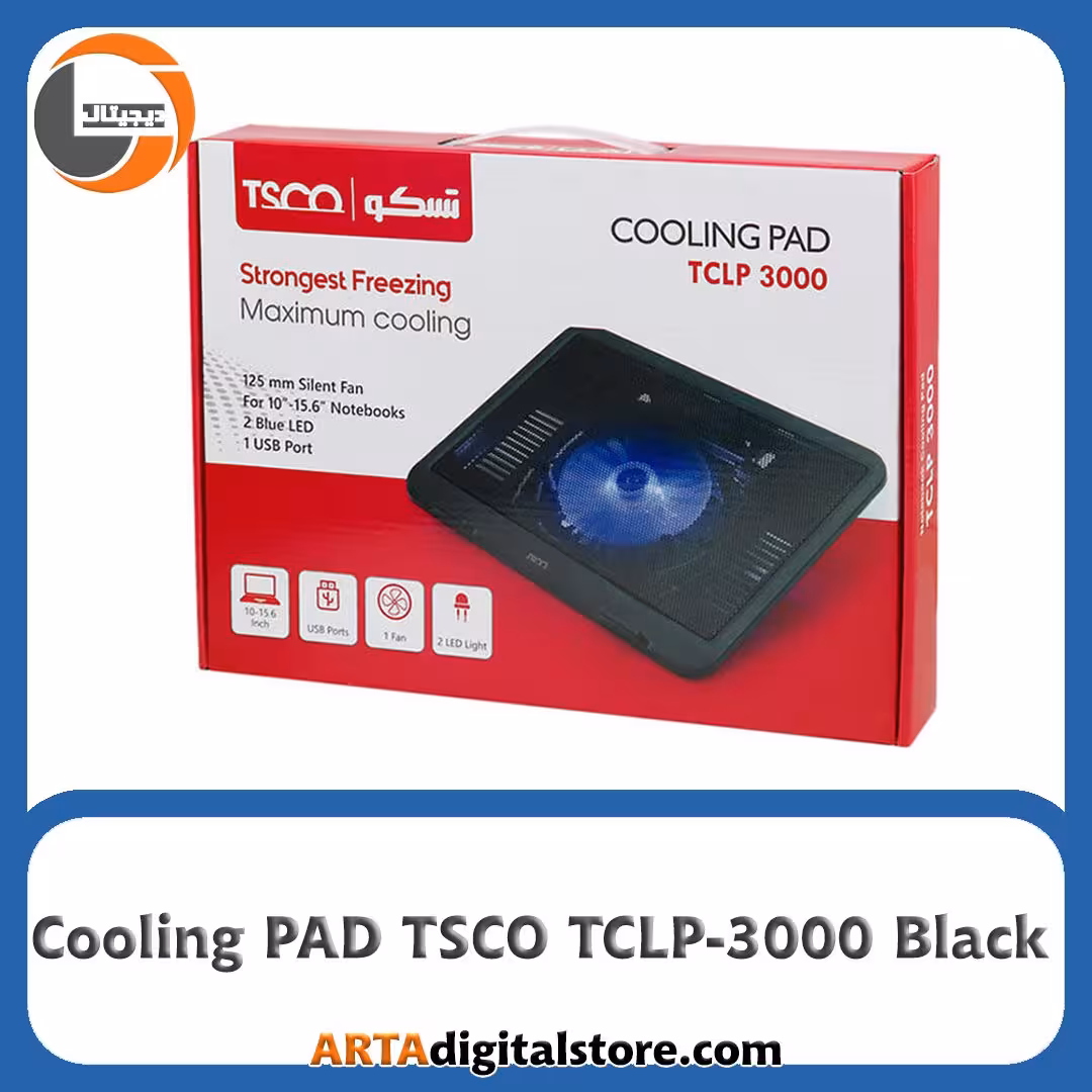 کول پد لپ تاپ تسکو TSCO TCLP-3000 Black