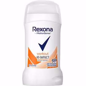 مام استیک ضد تعریق زنانه رکسونا مدل ورک اوت ا Workout Hi-Impact Anti Perspirant Stick Rexona